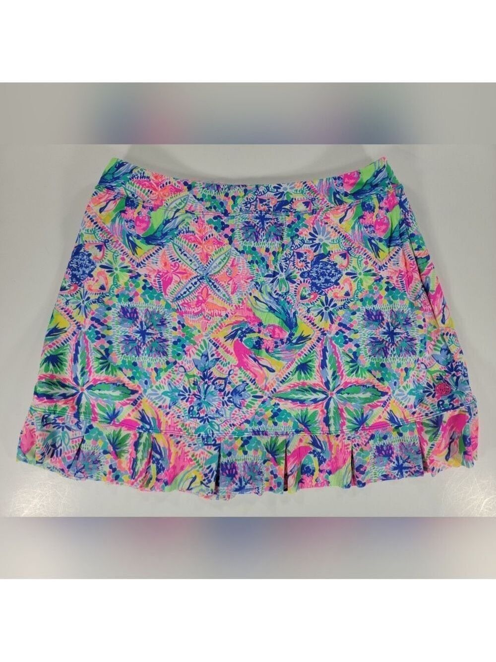 Lilly Pulitzer Luxletic Meryl Azelie Skort Dancing On The Deck Rare Womens Small